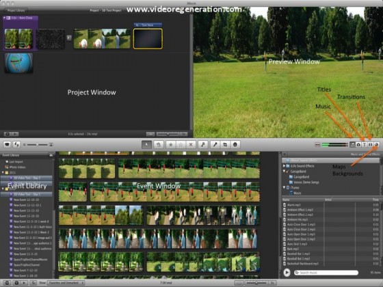 Video-On-Mac IMovie Explanation Screen